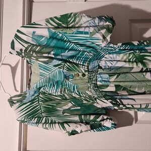 Cupshe flowing bathing suit cover up beach dress Large